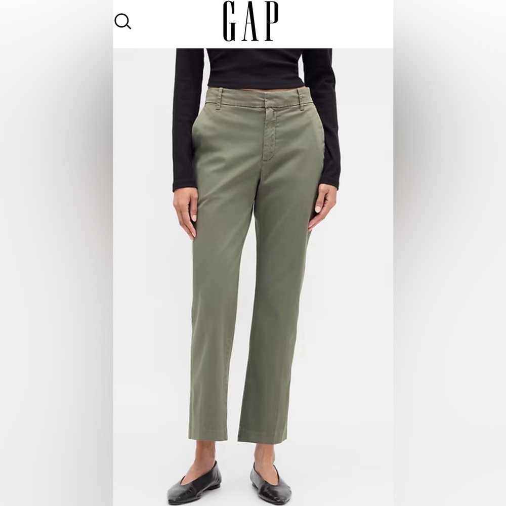 GAP Sage Green Relaxed Trousers